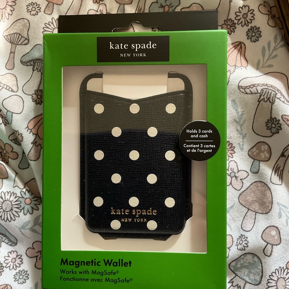 Kate Spade Black and White Polka Dot Phone Case